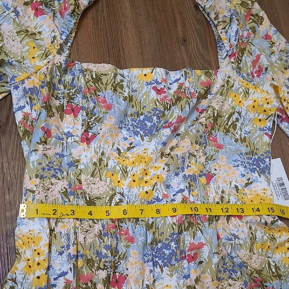 Reformation Multicolor Smocked Dress - Picture 6 of 16